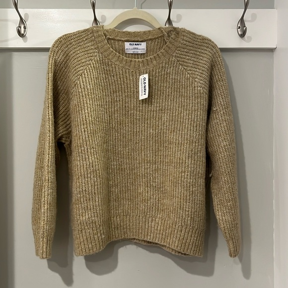 NWT Old Navy Heathered Cozy Shaker-Stitch Pullover Sweater - Picture 2 of 5